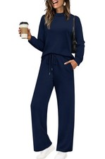 Lounge Sets for Women Two Piece Outfits Casual Travel 2 Piece Sweatsuits Trac...