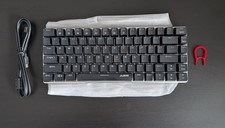 Ajazz Geek AK33 Mechanical USB Keyboard RGB Black With White Text 18 Backlights