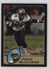 2003 Topps Black 86/150 Deuce McAllister #40 2f4