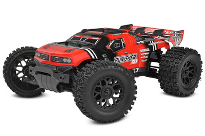 Corally Punisher XD 4WD 2S Small Scale Monster Truck RTR Red Buggy - COR00231-R