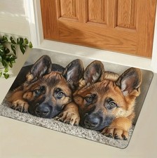 GORGEOUS GERMAN SHEPHERD DOG MAT.  PUPPIES ALSATIAN ALSATION