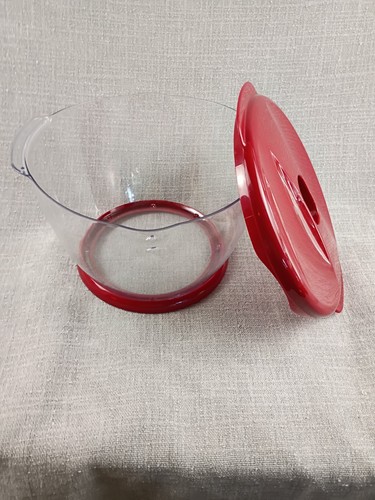 KitchenAid ROT Obstschleuder / Salatbehälter 2012, nur Schüssel mit Deckel - Bild 9 von 9