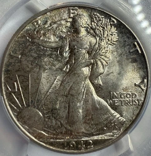 1942 Walking Liberty Half Dollar PCGS MS63 Exact Coin Imaged