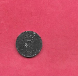 DENMARK KM839.1 1955 ORE VF VERY FINE NICE OLD VINTAGE COIN