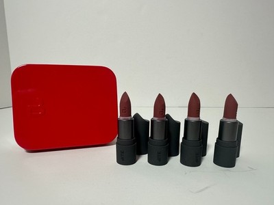 4x BITE Beauty Power Move Soft Matte Lipstick CHAI 0.04 oz Travel Size NWOB