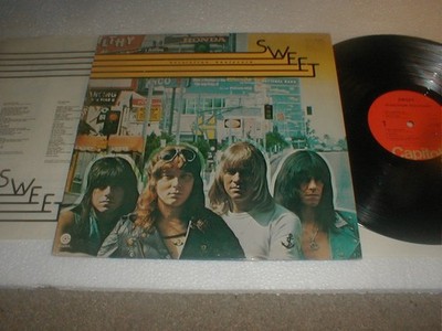 Sweet DESETATION BOULEVARD Columbia LP '75 Glam Rock Ballroom Blitz Steve Priest