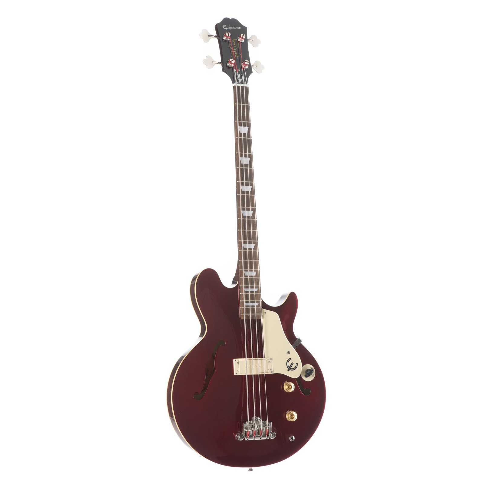 Epiphone Jack Casady Bass Sparkling Burgundy - Rechtshnder Halbakustik-Bass 131890₽