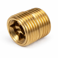 5x 1/2 Inch BSP Brass Air Vent for Radiators and Central Heating Systems