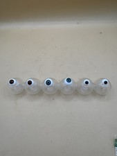 Vintage NOS HAND BLOWN ROUND DOLL GLASS EYES 3 Sets