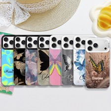 Custom Shockrpoof TPU Cover For iPhone 16e 15 12 17 Pro Max Butterfly Phone Case