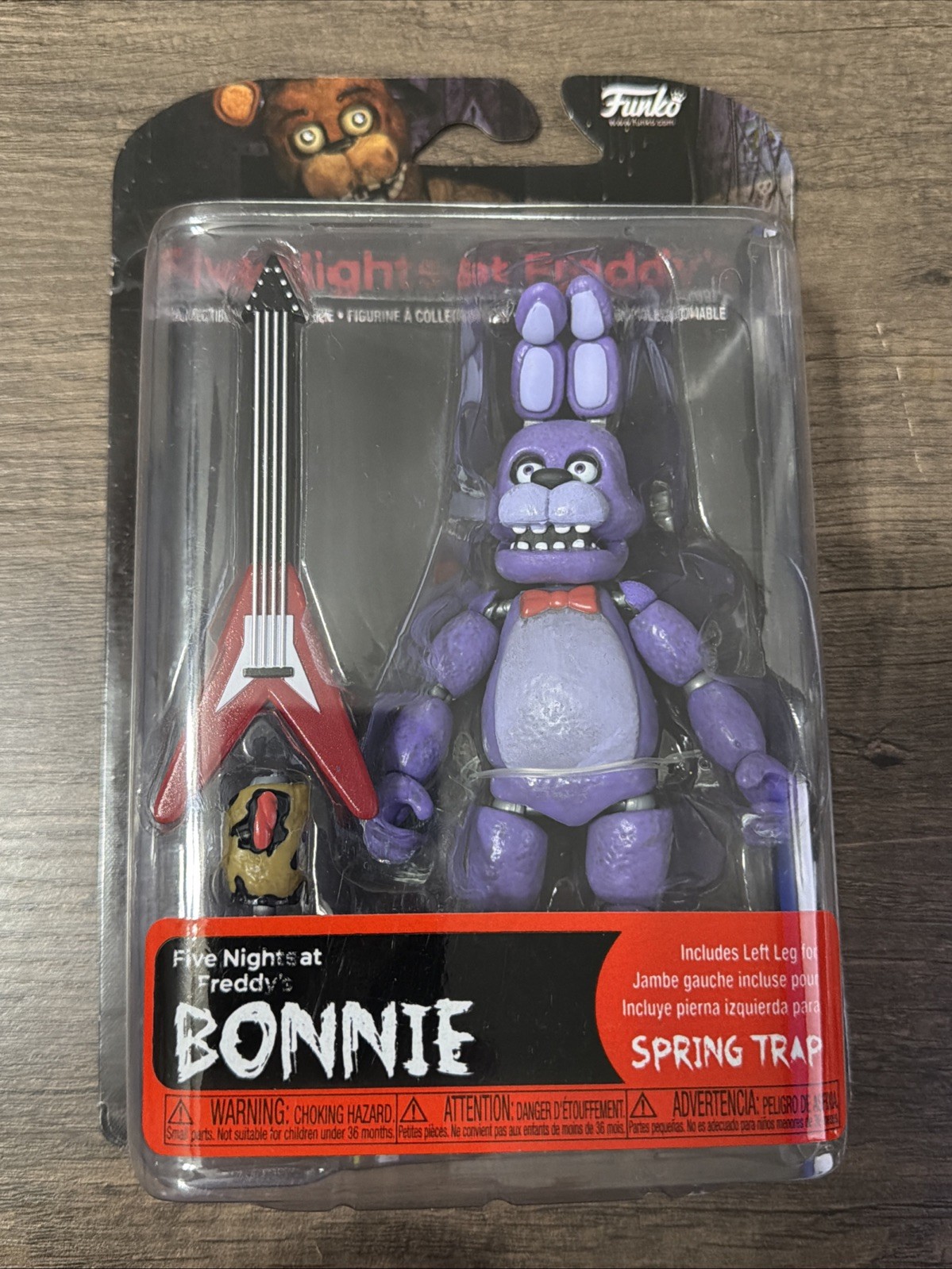 FNAF Funko Bonnie W/ Guitar Leg Five Nights at Freddy's 2019 5" Action Figure