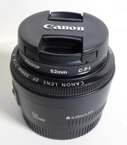 Canon EF 50mm f/1.8 lens vgc