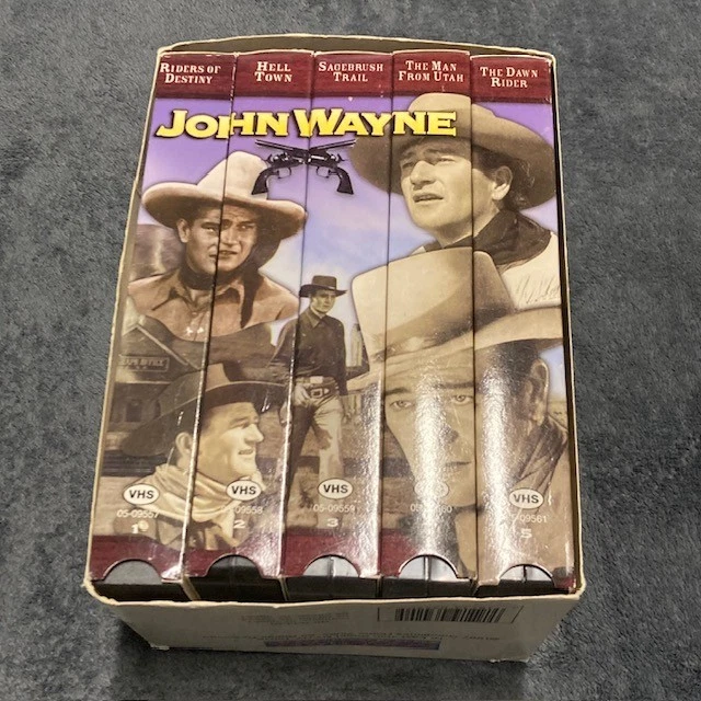 John Wayne VHS Lot The Alamo Riders of Destiny Best Of Western Movies Collection - Image 2 of 4