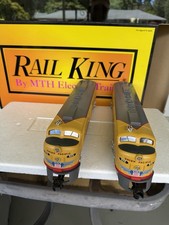 MTH Railking E-8 AA Diesel Set Dual Motors In Each A Unit O Gauge