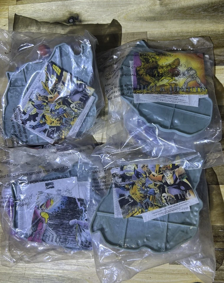 Juguete de comida vintage para niños X-Men Hardees 1995 Foto 2 de 3