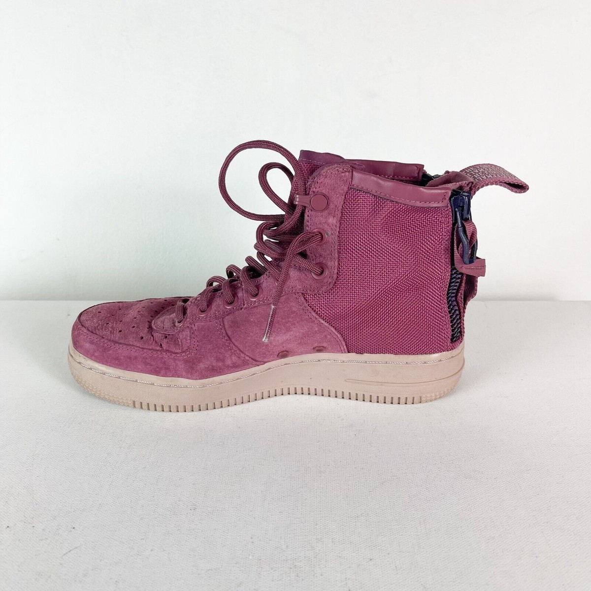 Nike Women's SF Air Force Mid Force High Top Sneakers Purple