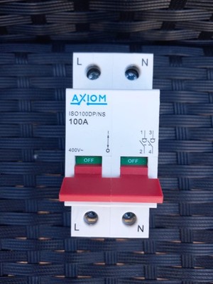 CED AXIOM IS0100DP/NS 100 AMP DP ISOLATOR PAKET STCK 9.