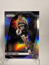 Brittney Sykes 2024 Panini Prizm WNBA SILVER PRIZM #80 WASHINGTON MYSTICS