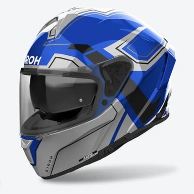MOTORRADHELM INTEGRAL AIROH SPARK 2 DART BLAU GLÄNZEND GRÖSSE XS S M L XL XXL