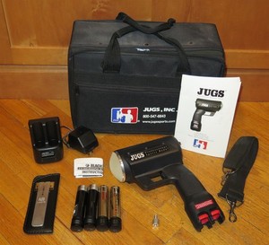 JUGS Handheld Professional Sports Radar w/Batteries, Case & Charger