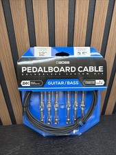 Kit de cables para pedalera sin soldadura BOSS BCK-12 - Cable de 12 pies + 12 (9843) Nuevo