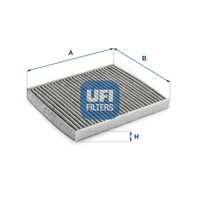 UFI 54.221.00 Innenraumfilter FüR Abarth 500 595 695 500C 595C 695C C Panda KA