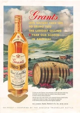 Grant's Blended Scotch Whisky Vintage Magazine Print Ad Austin Nichols & Co Inc