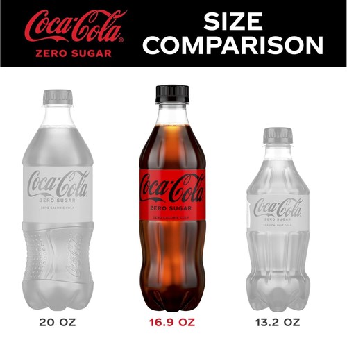 Coke Zero Sugar 16.9 fl oz Bottles, 12 Pack - Perfect for Meals and Gatherings - Picture 7 of 17