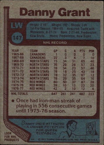 1977-78 TOPPS NHL Card Set Break #1-#264 — You Choose! Rookies, Stars & Commons - Picture 159 of 315