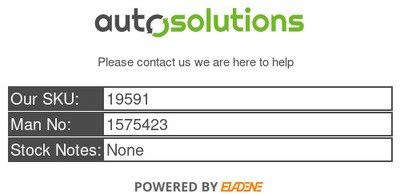 Genuine Ford KA Mk2 Rear Boot Tailgate Handle 2008-onwards 1575423  