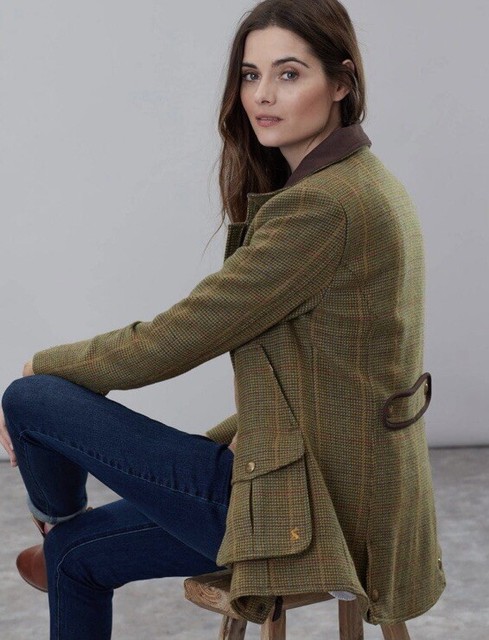 Joules Tweed Field Coat Mr Toad Flash 