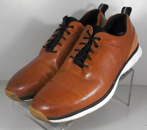 593866 MS50 S1-LUXE HYBRID MENS GOLF SHOES SIZE 10.5 TAN LEATHER JOHNSTON MURPHY - Picture 1 of 4