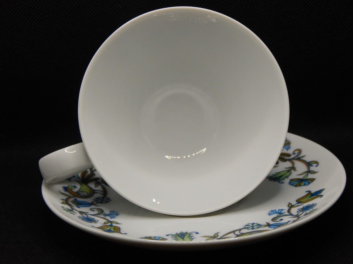 NORITAKE Pastoral #2049 Cup & Saucer, Cook N Serve China, 1970s
