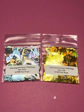 Solvent Resistant Holo Bee shape Glitter U Choose Color Nail Art Face Crafts