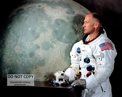 Buzz Aldrin Apollo 11 On The Moon - 8x10 NASA Photo Print (EP-321) For Space Fans 10 thumbnail image