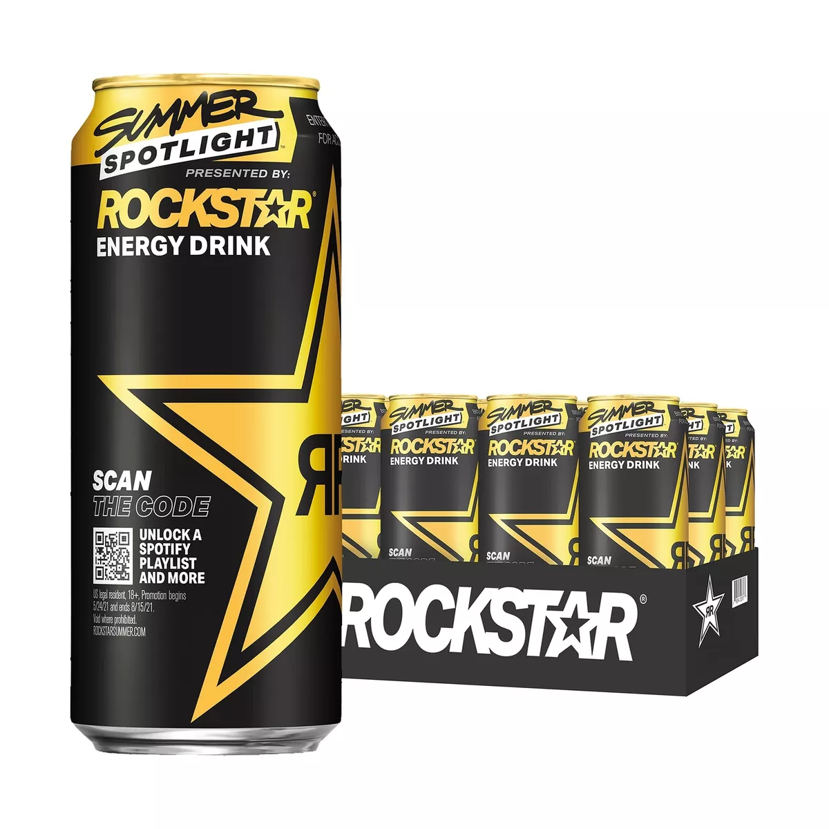 Rockstar Original Energy Drink, 16 Oz, 12 Pack (Packaging May Vary)