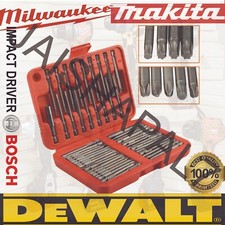 MAKITA IMPACT 50pc Extra Long Security Bit Set Makita Dewalt Bosch Milwaukee