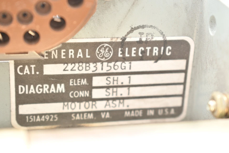 GE 228B3156G2 Stepper Motor Assembly MOTOR ASM  - Image 2 of 4