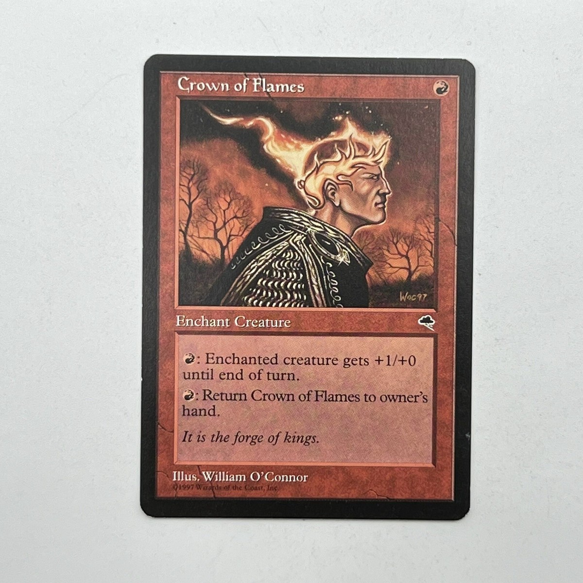 Magic The Gathering MTG Crown Of Flames - Tempest - EX Authentic