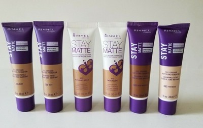 rimmel stay matte full coverage foundation