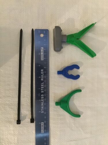 Sea Fishing Rod Rest Boat rails Pier zip tie universal , with 3 heads - Picture 10 of 12