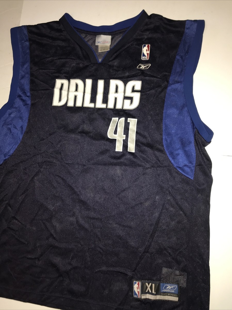 08M114◯Reebok ダラス NOWITZKI ユニフォーム ゲームシャツ 08M114◯Reebok ダラス NOWITZKI ユニフォーム ゲームシャツ