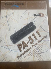 NEW Vintage Power Acoustik Detachable Face Security Radio PA-511