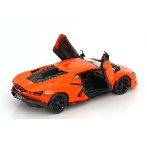 LAMBORGHINI REVUELTO 2023 ORANGE 1:24 Burago Auto Stradali Die Cast Modellino - Imagen 4 de 5