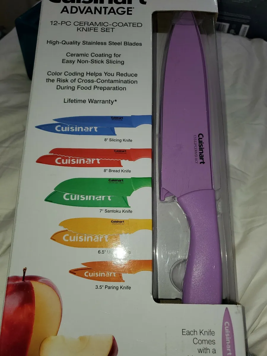 Cuisinart Color Ceramic Knives, Set of 12