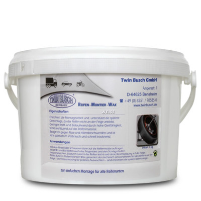 Twin Busch   3kg Reifenmontagepaste | Reifenmontier Wax | Reifenmontierpaste