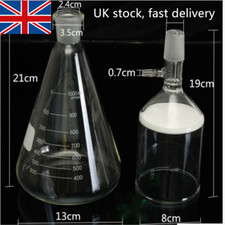 1000ML Lab Suction Filter Filtration Kit + 350ml Buchner Funnel Flask Laboratory