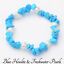 miniature 1 - Blue Howlite Pearl Bracelet Crystal Gemstone Love Reiki Healing Chakra Anxiety