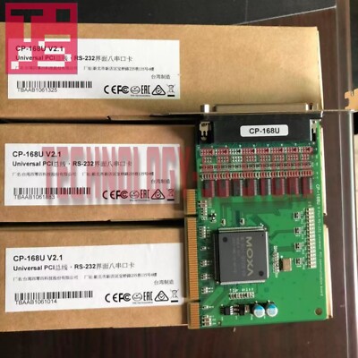 MOXA CP-168U 8 Port RS-232 Universal PCI Communication Board# 1pcs New In Box