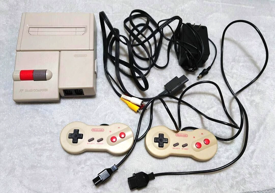 Nintendo New Famicom NES Japan retro video game console HVC-101 No AC adopter